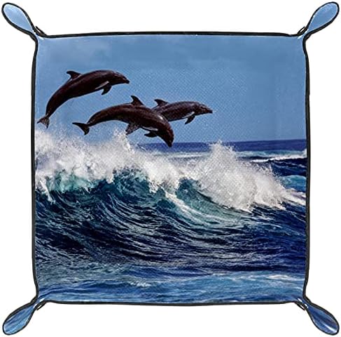 Óceán Delfin Kék Asztali Tároló Szervező a Férfiak vagy a Nők