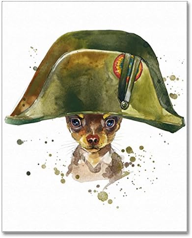7Dots Art. A kutyákat. Akvarell Art Nyomtatás, Poszter 8x10 képzőművészeti Vastag, Akvarell Papírt a Gyerekek Gyerek