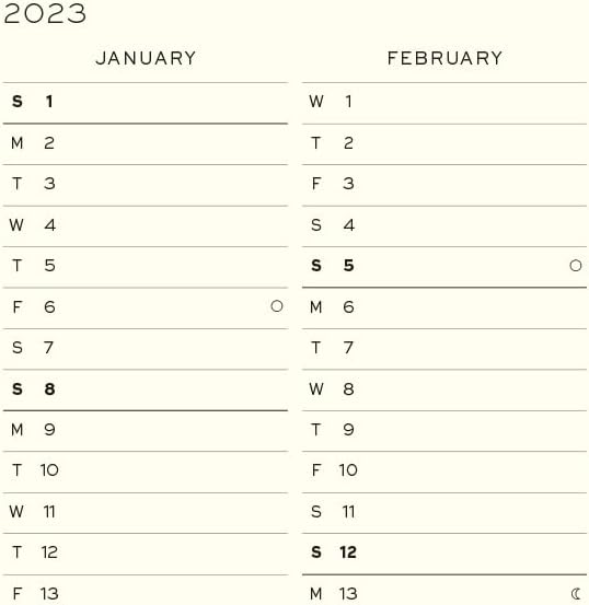 LEUCHTTURM1917 - Heti Tervező & Notebook Közepes (A5) 2023 extra füzet, Antracit (Január 1 - december 31-ig, 2023)