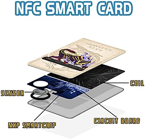 Finyosee 3 Db Monster Hunter Emelkedik NFC Amiibo Kártya, Mini Játék Kártyák Közé Palamute, Palico, Magnamalo Baljós