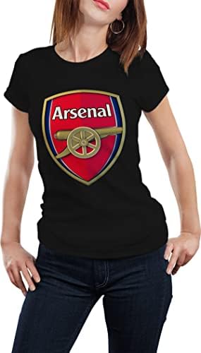 Az Arsenal F. C. Logó Ing Unisex Hipszter Hip-Hop Férfi Női Pamut Divat póló Fekete