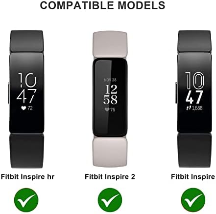 4 Csomag Szilikon Zenekar Kompatibilis Fitbit Inspirálja 2 Zenekarok & Inspire HR & Inspire Zenekarok Nők, Férfiak,