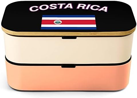 Az állami Zászlót, a Costa Rica Bento Ebédet szivárgásmentes Bento Box Élelmiszer-tartály, 2 Rekesz Irodájában Dolgozik
