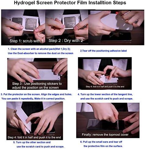 YiiLoxo Hidrogél Film Privacy Screen Protector Kompatibilis a Samsung Galaxy S22+ / Galaxy S22 Plusz(5G) [Anti-Spy]