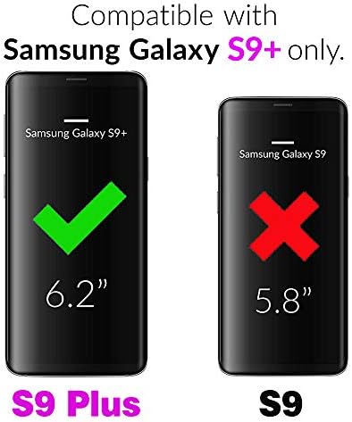 Telefon tok Samsung Galaxy S9 Plusz Folio Flip Tárca az Esetben,PU Bőr Hitelkártya Birtokos Slot Teljes Test Védelem