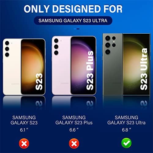 Arshek [3+3 Csomag] a Samsung Galaxy S23 Ultra Screen Protector [Nem Üveg], 3 Csomag öngyógyító TPU Film Tartozékok
