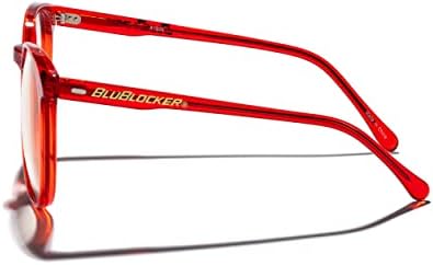 BluBlocker, Piros McGill Kék Fény Blokkoló Számítógépes Szemüveg | Blokkok 67.3% - a Kék Fény, illetve 100 % UVA & UVB