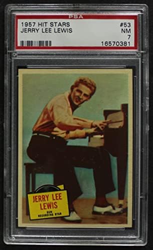 1957 Topps 53 Jerry Lee Lewis (Kártya) PSA a PSA 7.00