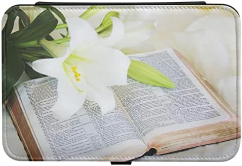 J JOYSAY Lily Virág Biblia Utazási ékszerdoboz Szervező Kis ékszerdoboz PU Bőr Fülbevaló Szervező Ékszer Gyűrű Szervező