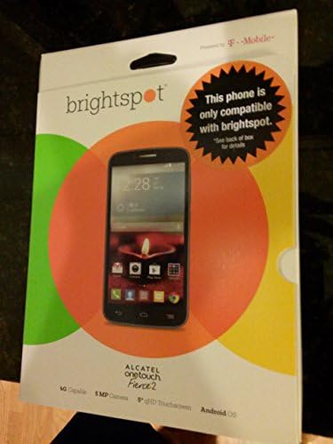 Alcatel One Touch Heves 2 (Brightspot/T-Mobile) 7040T 5 qHD, 5MP Kamera, 4G, Kitkat
