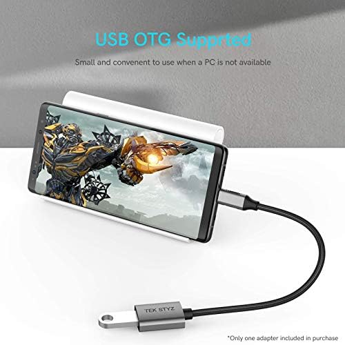 Tek Styz USB-C USB 3.0 Adapter Kompatibilis A Nokia C21 Plusz OTG Típus-C/PD Férfi USB 3.0 Női Converter. (5Gbps)