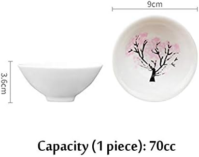 Hideg, Meleg Hőmérséklet színváltó Sakura Kedvéért Csésze Japán stílusú Kerámia Cseresznye/Barack/Szilva virágok Érdekében