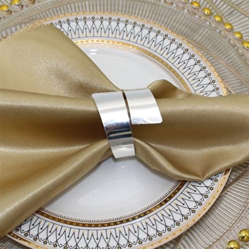 YFQHDD Szalvéta Gyűrű Készlet Modern Kerek Szalvéta tartó Gyűrűk Ünnep a Karácsony Esküvői Asztal Dekorációk