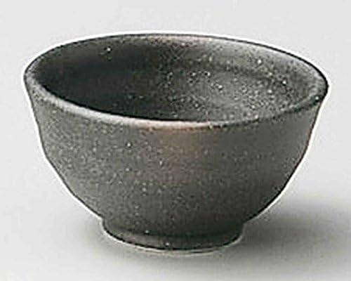 Bizen 2.4 inch Készlet 5 Kedvéért Csésze Fekete porcelán Japánban Készült
