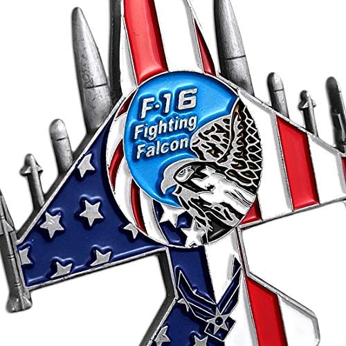 ASmileIndeep Egyesült Államok légiereje Kihívás Érme F-16 Fighting Falcon Katonai Érmét Pilóta