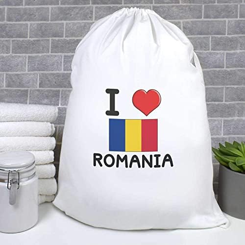 Azeeda 'Szeretem Románia' Mosoda/Mosógép/Tároló Táska (LB00021365)