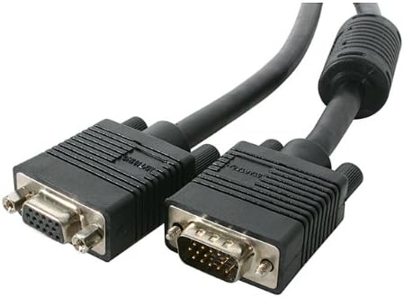 StarTech.com 3 ft Koax Nagy Felbontású VGA Monitor Hosszabbító Kábel HD15 M/F - 3ft VGA Hosszabbító Kábel (MXT101HQ3),