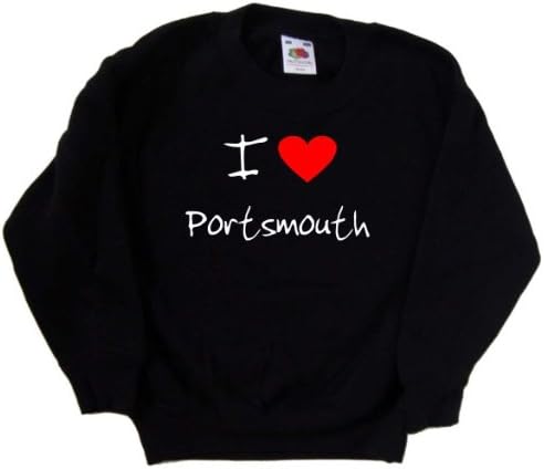 Én Szerelmes Szív Portsmouth Fekete Pulóver