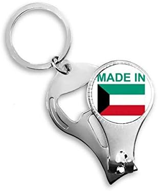 Készült Kuvait Ország Szerelem Köröm Zimankó Gyűrű kulcstartó Sörnyitó Clipper